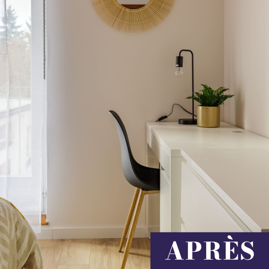Chambre T2 meublé après travaux