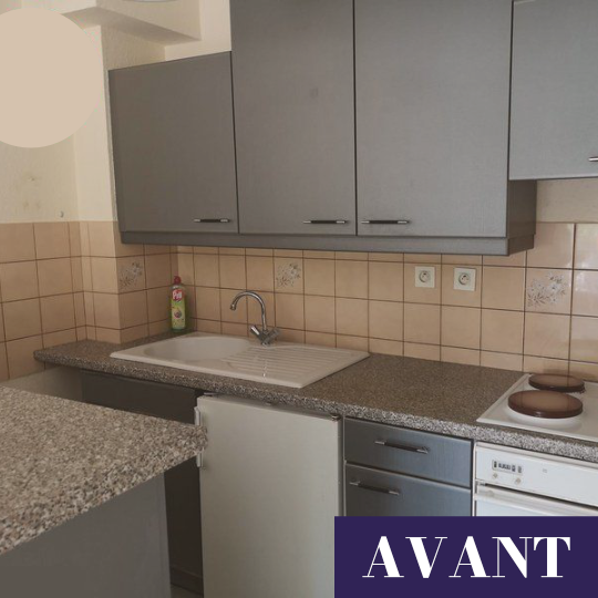 Cuisine T2 meublé avant travaux