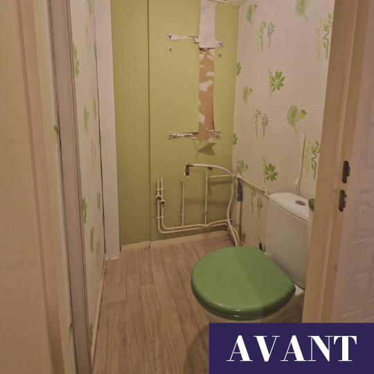 Toilette maison Surbourg avant travaux