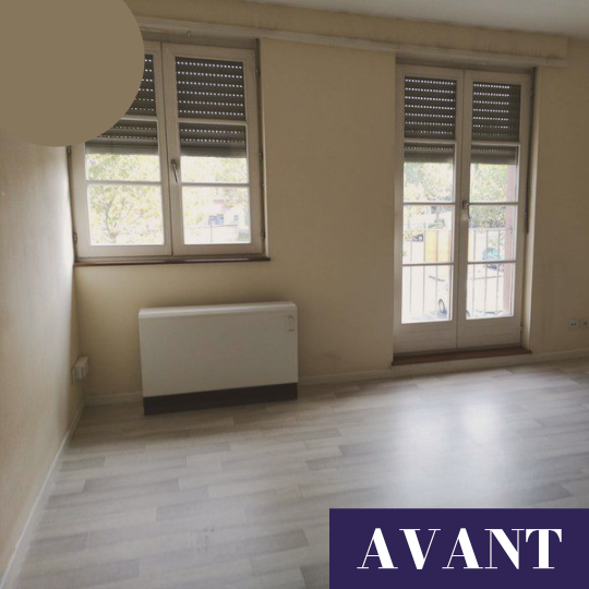 Salon T2 Saverne avant travaux